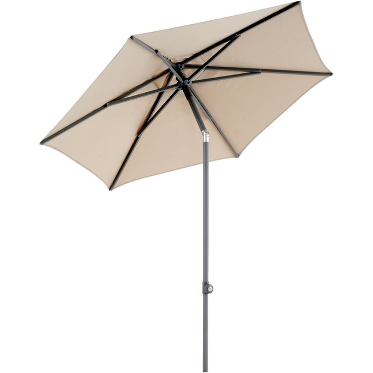 Aurinkovarjo Brafab Poppi, Ø200cm, shampanja