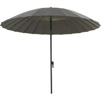 Aurinkovarjo Brafab Shanghai, Ø270cm, harmaa/keltainen