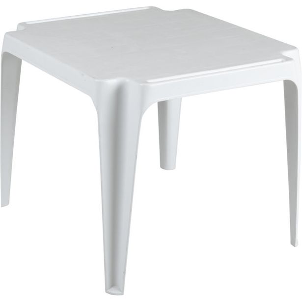 Lasten puutarhapöytä Brafab Olle, 51x55cm, valkoinen