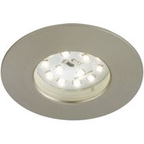LED-alasvalo Briloner, 5W, IP 44, harjattu teräs