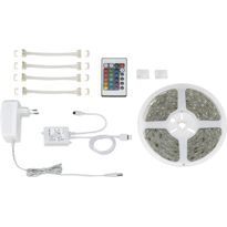 LED-valonauha Briloner, RGB, 5m, 24W + kaukosäädin