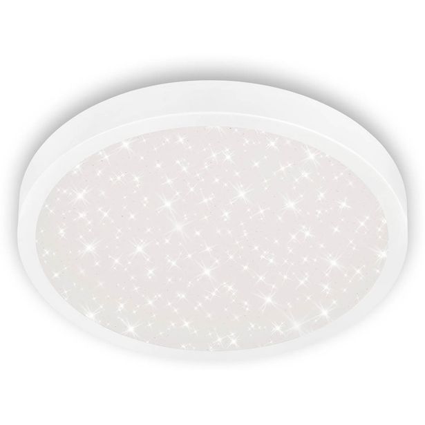 Plafondi Briloner Luna LED Ø38cm 24W 3000lm tähtikuvio valkoinen