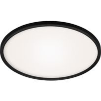 LED-paneeli Briloner Slim Ultra Flat CCT LED KS 22W Ø42cm kaukosäädin himmennettävä musta
