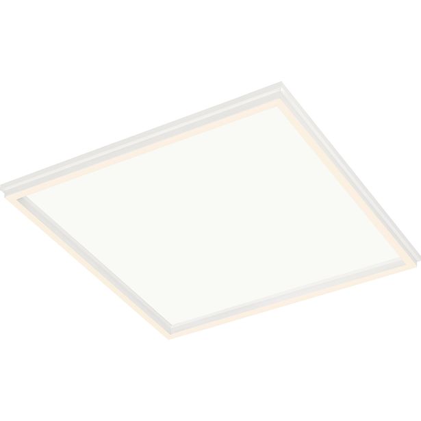 LED-paneeli Briloner Double 450x450mm CCT 3600lm 3000-6000K kaukosäädin himmennettävä valkoinen