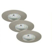 LED-alasvalo Briloner, 3x5.5W, IP44, himmennettävä, ulkokäyttöön, harjattu teräs