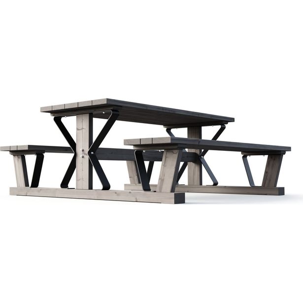 Kiinteä Ruokailuryhmä terassille Broowood Jylhä 1800mm