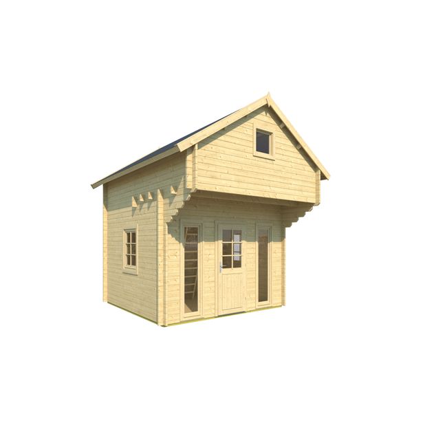 Mökki Tene Bunkie Alberta, 9.7 + 7.2m², makuuparvella