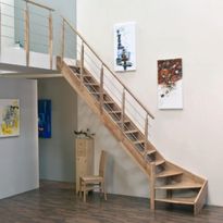 Portaat Byggera Prima, vasemmalle kääntyvä, pyökki