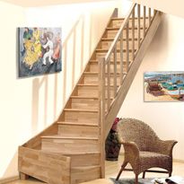 Portaat Byggera Tradi Eco, oikealle kääntyvä, tammi