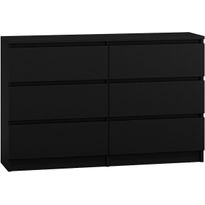 Lipasto MALWA 120x30x77cm musta