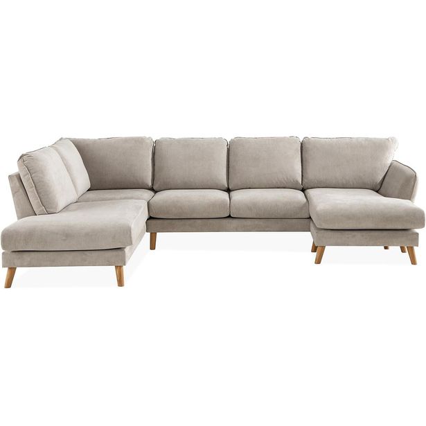 U-sohva Trend Lyx 6 ist oikea beige