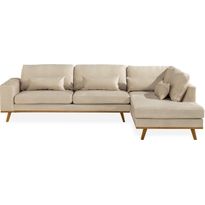 Sohva Copenhagen 4 ist oikea sametti beige