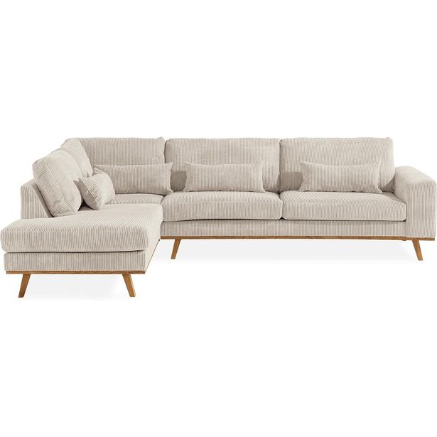 Sohva Copenhagen 4 ist vakosametti vasen beige