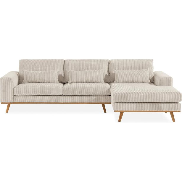Divaanisohva Copenhagen 4 ist vakosametti oikea beige