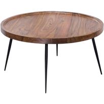 Sohvapöytä Wohnling Forcell 75cm puu/luonnonväri