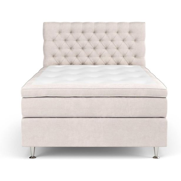 Sänkypaketti Drömvik Celine Medium 140x200cm beige/teräs