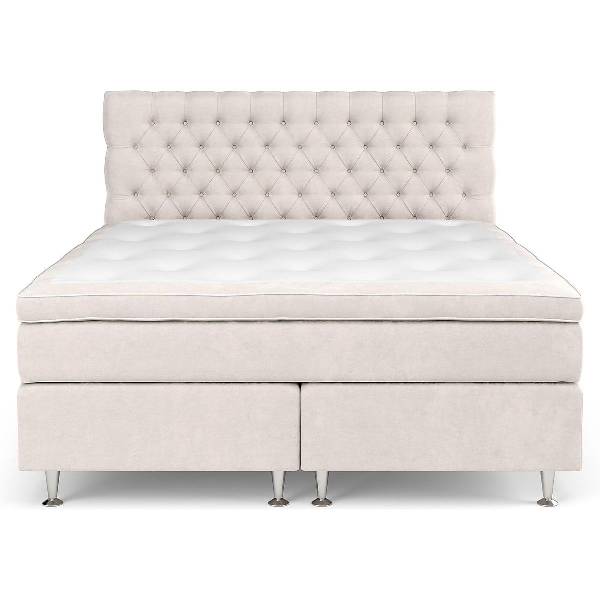 Sänkypaketti Drömvik Celine Medium 180x200cm beige/teräs