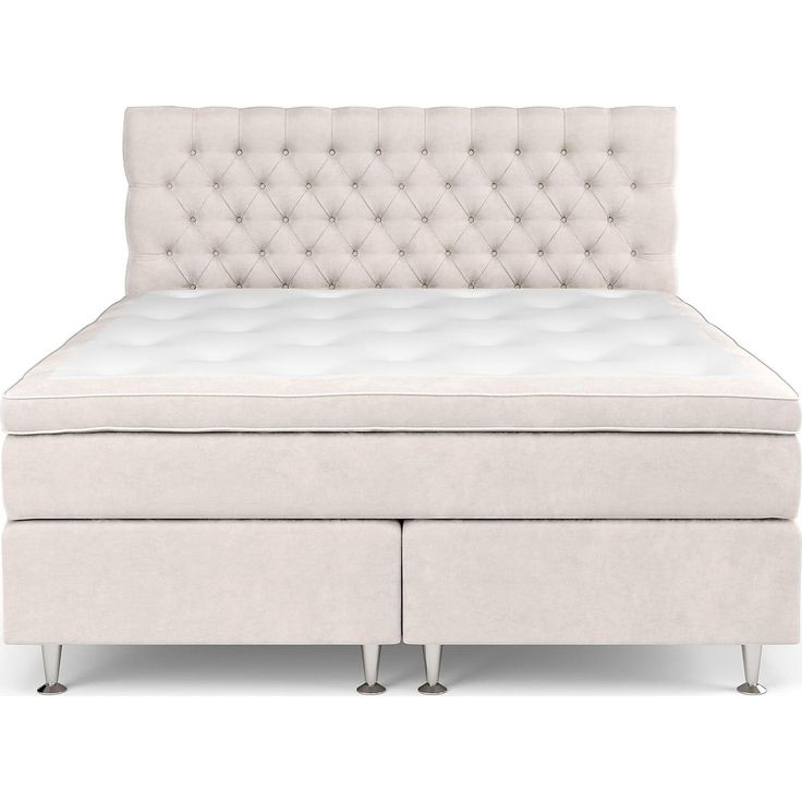 Sänkypaketti Drömvik Celine Medium Memory-patja 160x200cm sametti beige