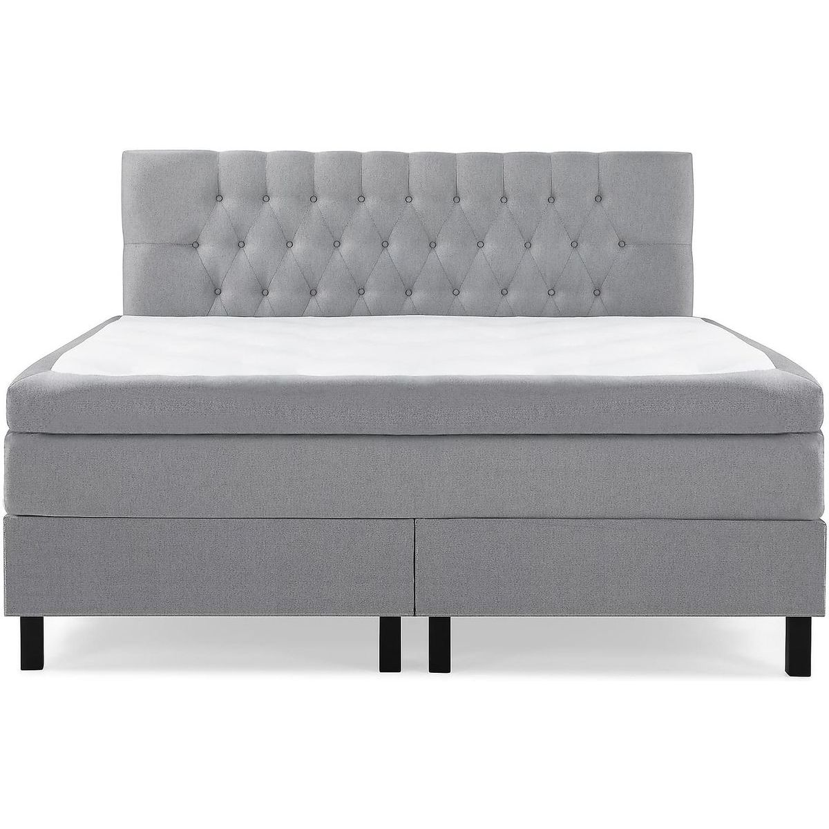 Sänkypaketti Bedly Lucky Polyeetteri Diamant 160x200cm harmaa