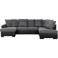 U-sohva Scandinavian Choice Ocean 5 ist oikea harmaa