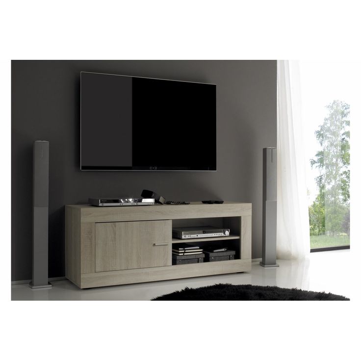 TV-taso Dubrovnik ovella 56x140x43 cm luonnonvärinen