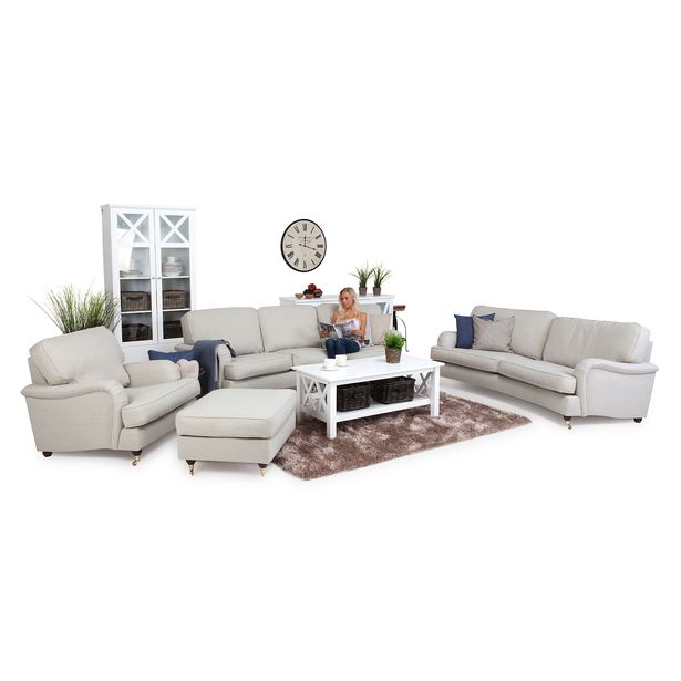 Sohvaryhmä Pariisi Luxus kaarevat sohvat 6 ist beige