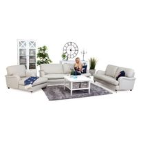Sohvaryhmä Pariisi Luxus suorat sohvat + divaanilepotuoli 6 ist beige