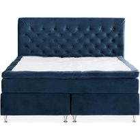 Sänkypaketti Kinnabädden Continental Velour 180x200cm sininen