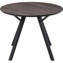 Ruokapöytä Eirys 100cm ruskea/musta