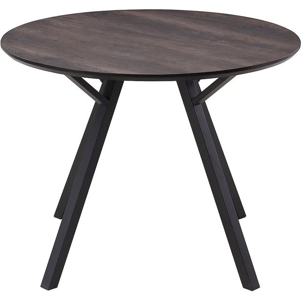 Ruokapöytä Eirys 100cm ruskea/musta