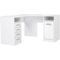 Kirjoituspöytä Baacwood 125cm valkoinen