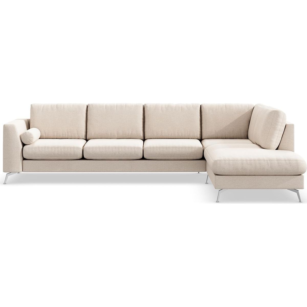 Kulmasohva Scandinavian Choice Ocean Lyx 4 ist oikea beige/kromi