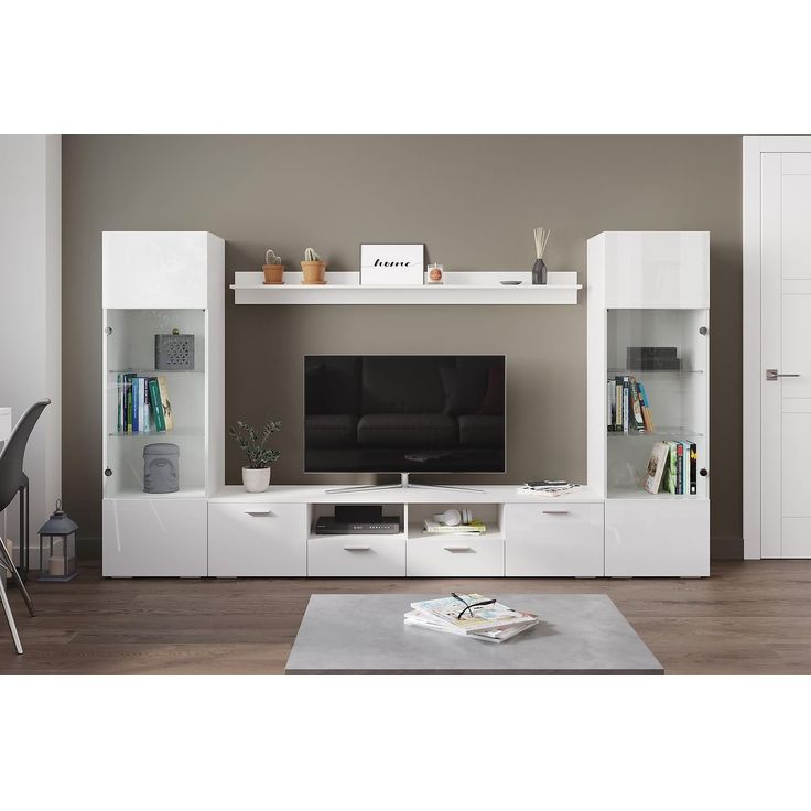 TV-kalustesetti Mellon 41x260cm valkoinen