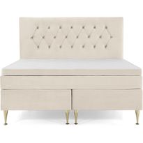 Sänkypaketti Royal Velvet Keskikova 160x200cm beige