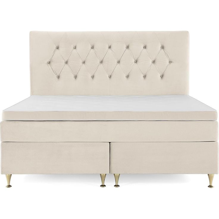 Sänkypaketti Royal Velvet Keskikova polyeetteripatja 180x200cm beige