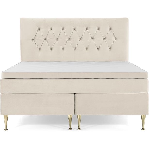 Sänkypaketti Royal Velvet Keskikova 180x200cm beige