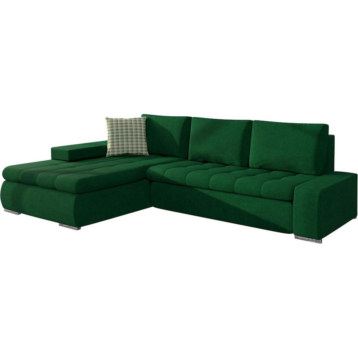 Kulmavuodesohva Cerys 3 ist vihreä