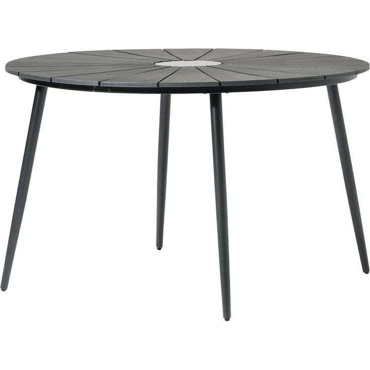 Ruokapöytä Roubai 120cm musta