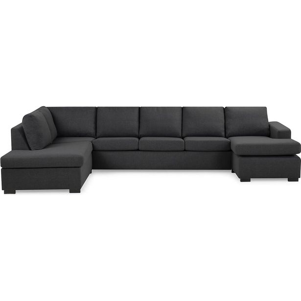 U-sohva Scandinavian Choice Crazy XL 6 ist vasen tummanharmaa
