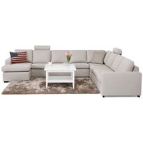 Divaanisohva Amsterdam 4+3 divaanailla käännettävä beige