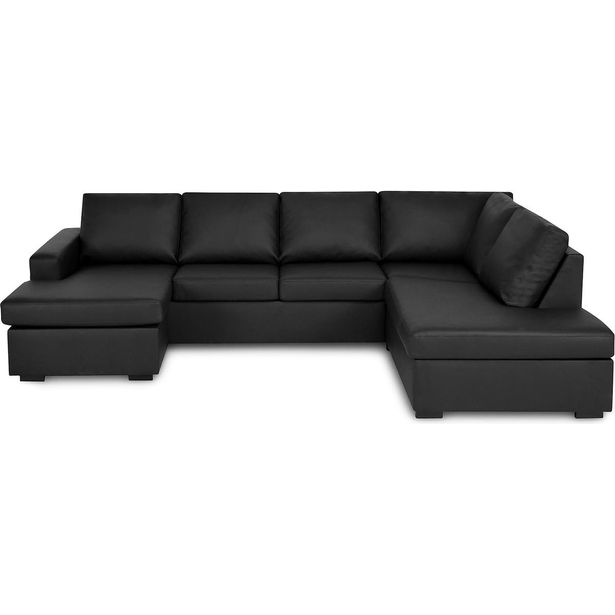 U-sohva Scandinavian Choice Crazy L 4 ist oikea musta