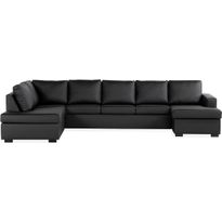 U-sohva Scandinavian Choice Crazy XL 6 ist keinonahka antrasiitti vasen