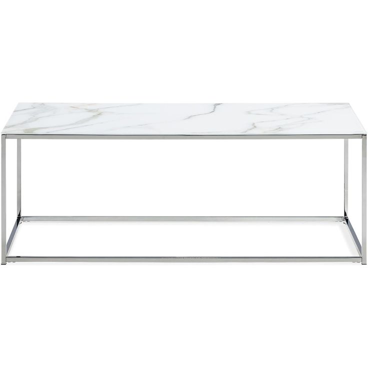 Sohvapöytä Concept 55 Nelly 120cm marmorikuvio harmaa/valkoinen