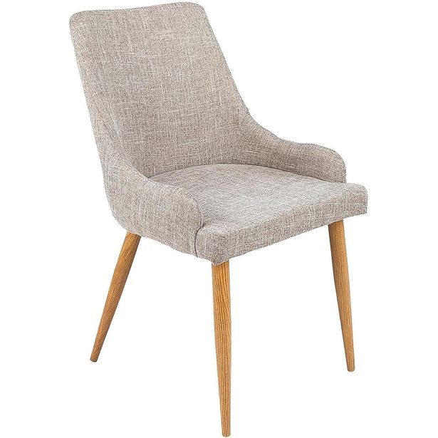 Ruokatuoli Andrarum Pelle harmaa/beige