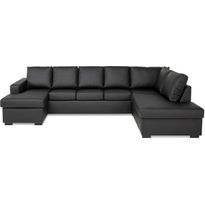 U-sohva Scandinavian Choice Crazy XL 300cm 6 ist oikea keinonahka antrasiitti