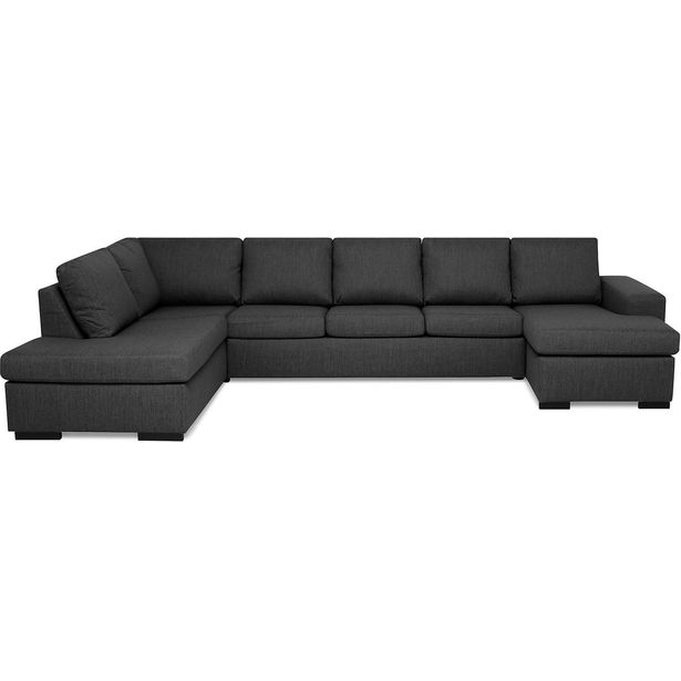 U-sohva Scandinavian Choice Boss L 6 ist vasen antrasiitti