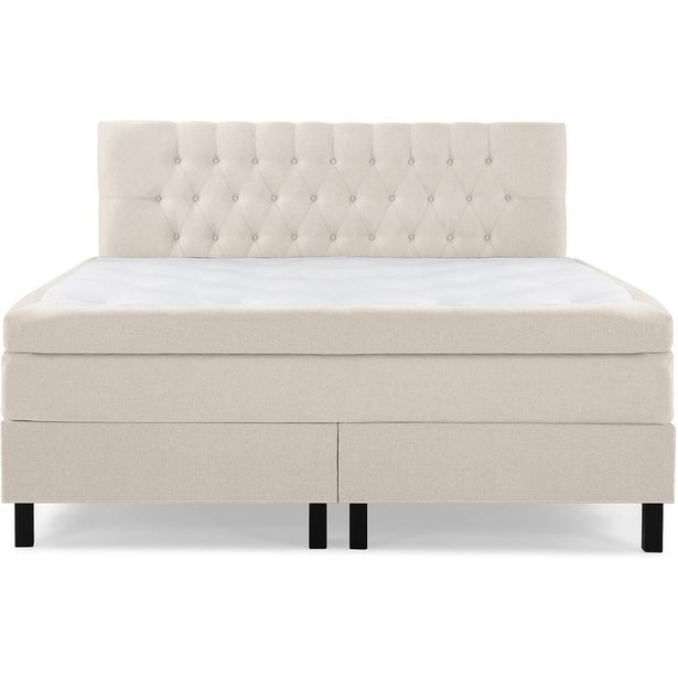 Jenkkisänky Bedly Lucky 160x200cm polyeetteripatja beige