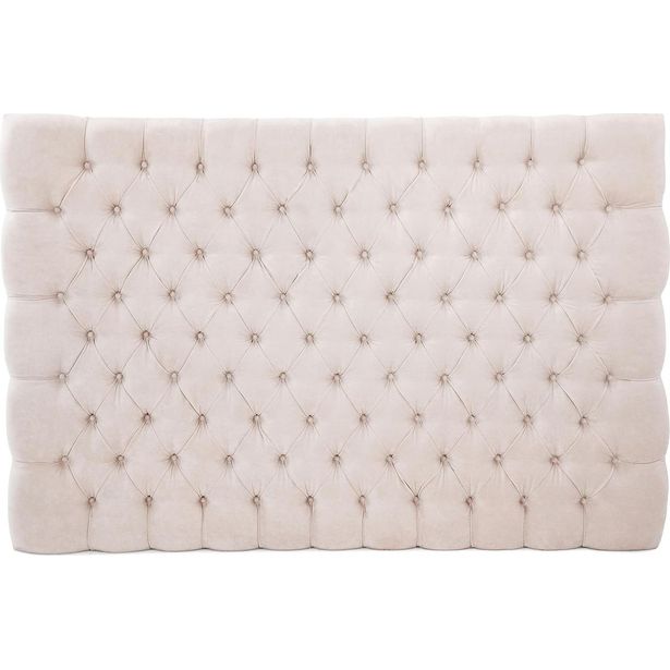 Sängynpääty Drömvik Celine 160cm sametti beige