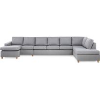 U-Sohva Scandinavian Choice Crazy Gigant, kulmikkaat jalat, oikea