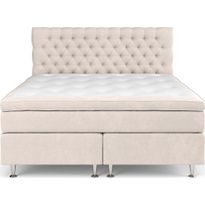Jenkkisänkypaketti Berg &amp; Strand Celine Grand Medium Memory 180x200cm sametti beige